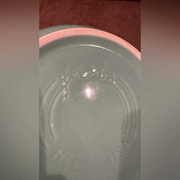 Fiestaware Turquoise Serving Vegetable Bowl - Picture 4 of 6